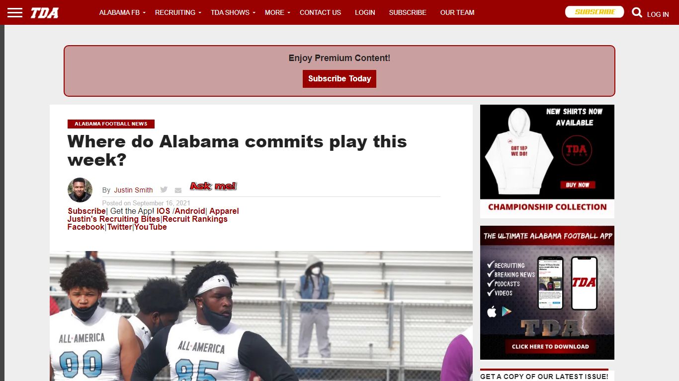 Where do Alabama commits play this week? - Touchdown Alabama